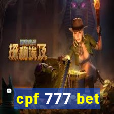 cpf 777 bet